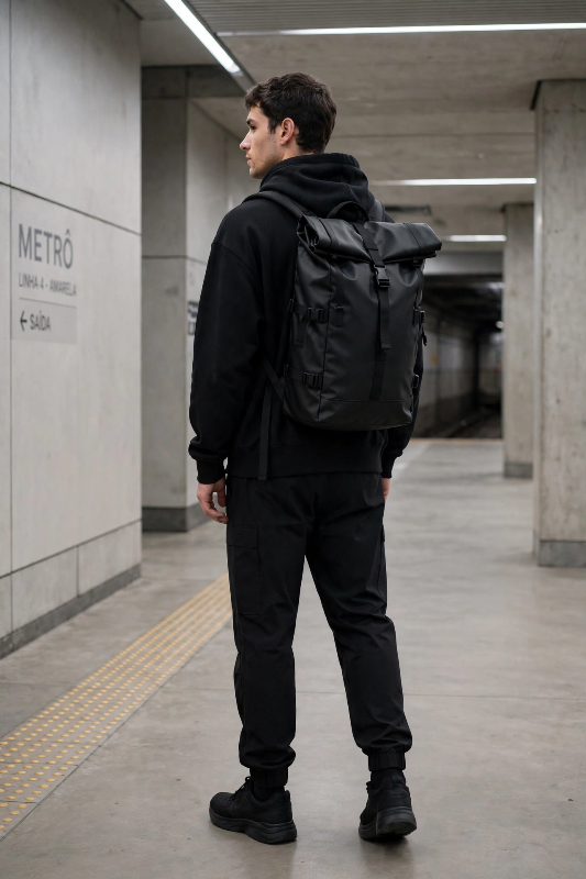 Mochila Urbana Roll-Top